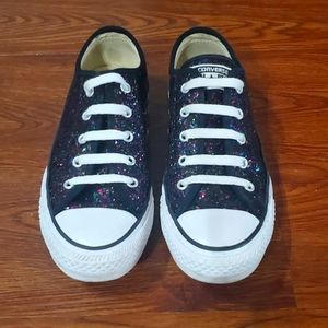 Black Sparkle Converse